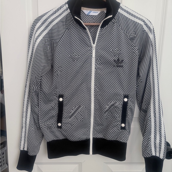 adidas Other - Rare Adidas size M 60th Anniversary 2009 Black & White Track Jacket. So cool.